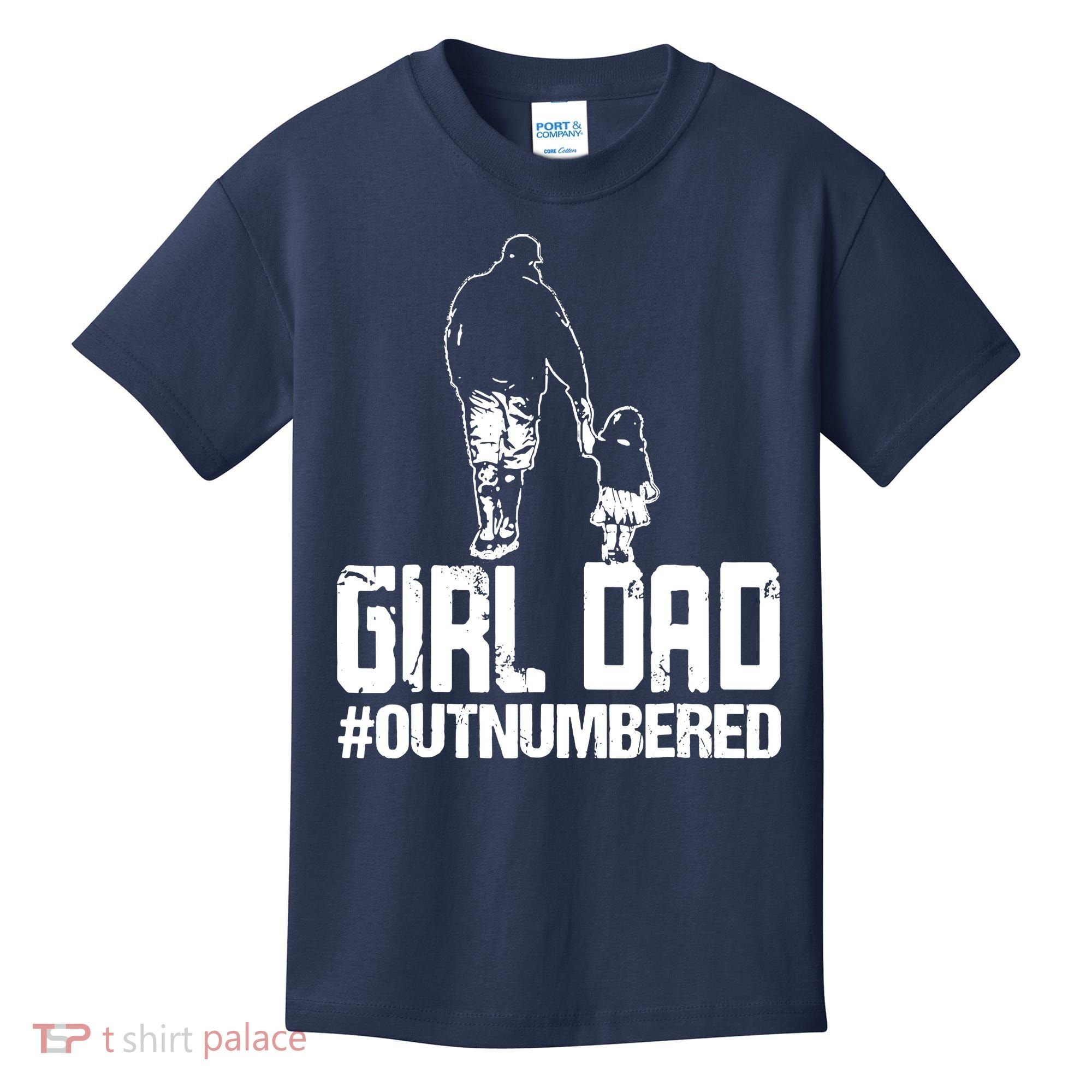 Girl Dad Kids T-Shirt