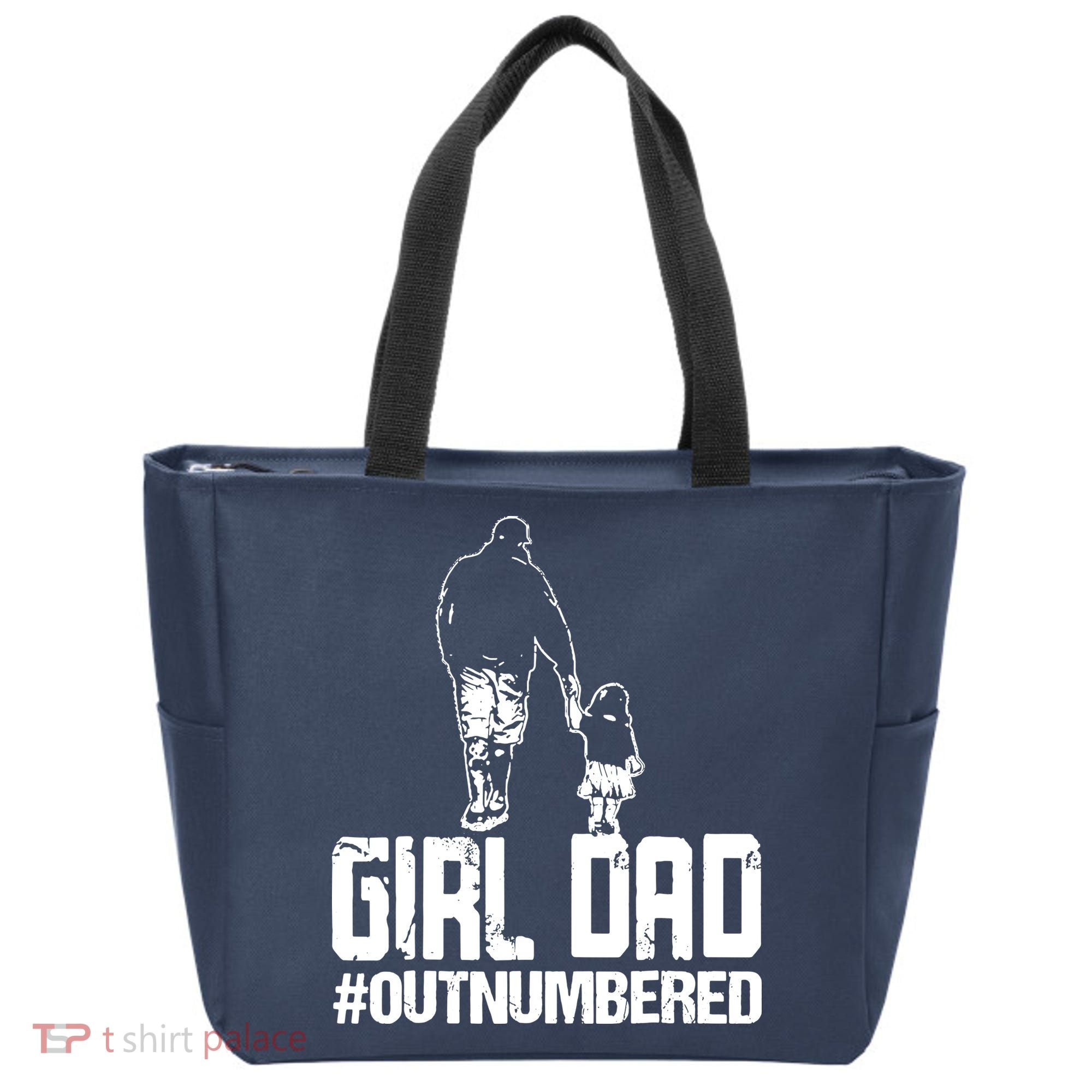 Girl Dad Tote Bag
