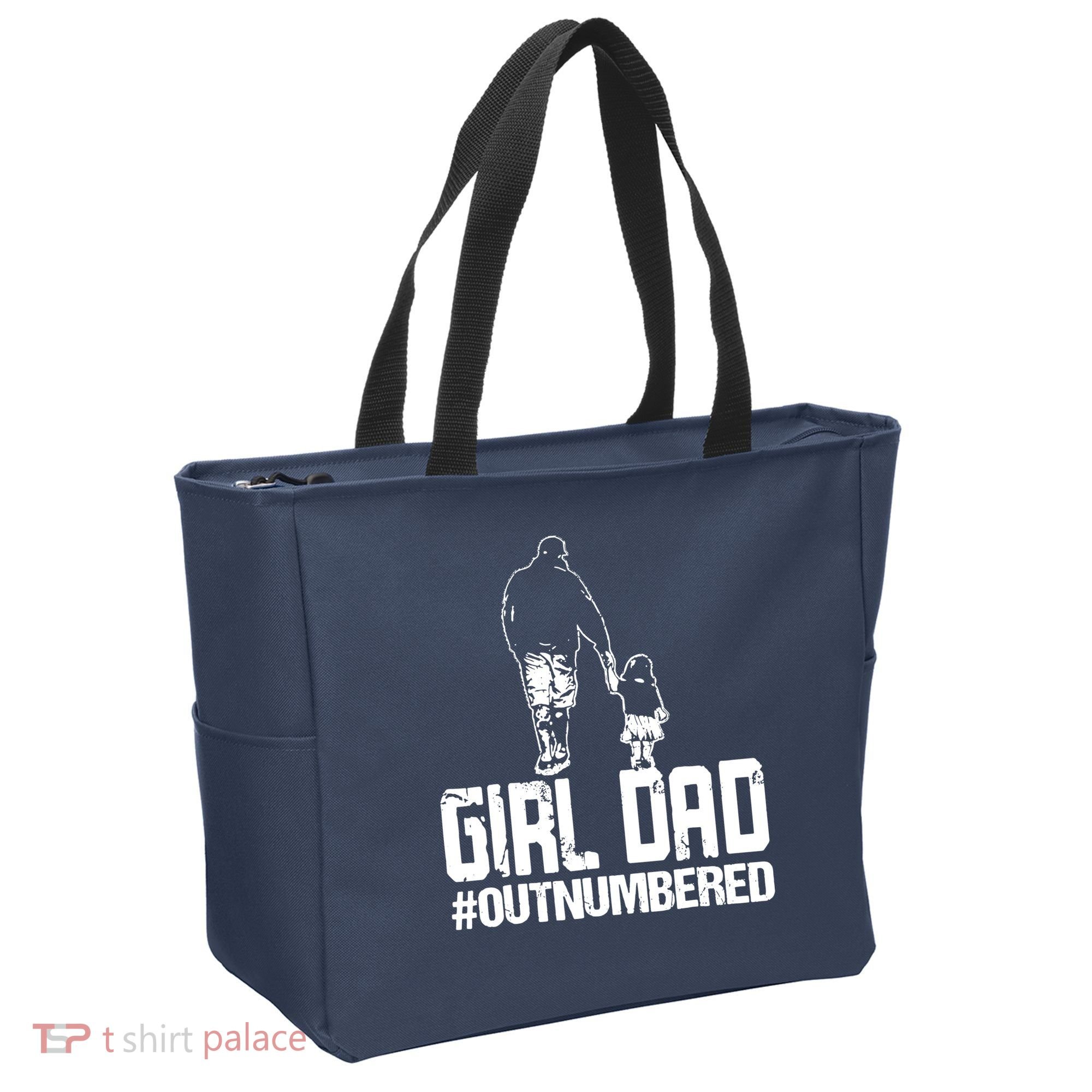 Girl Dad Tote Bag