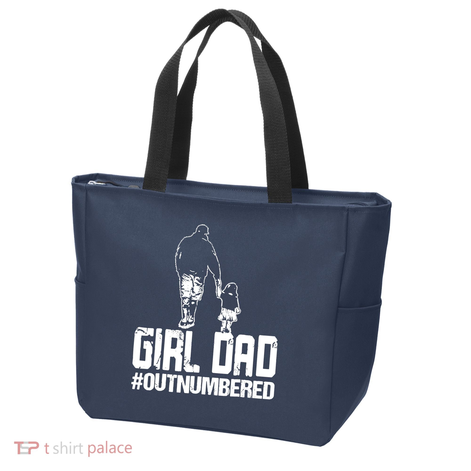 Girl Dad Tote Bag