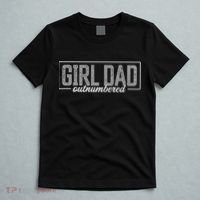Girl Dad Gift For Men Fathers Day Outnumbered Girl Dad T-Shirt thumb 5