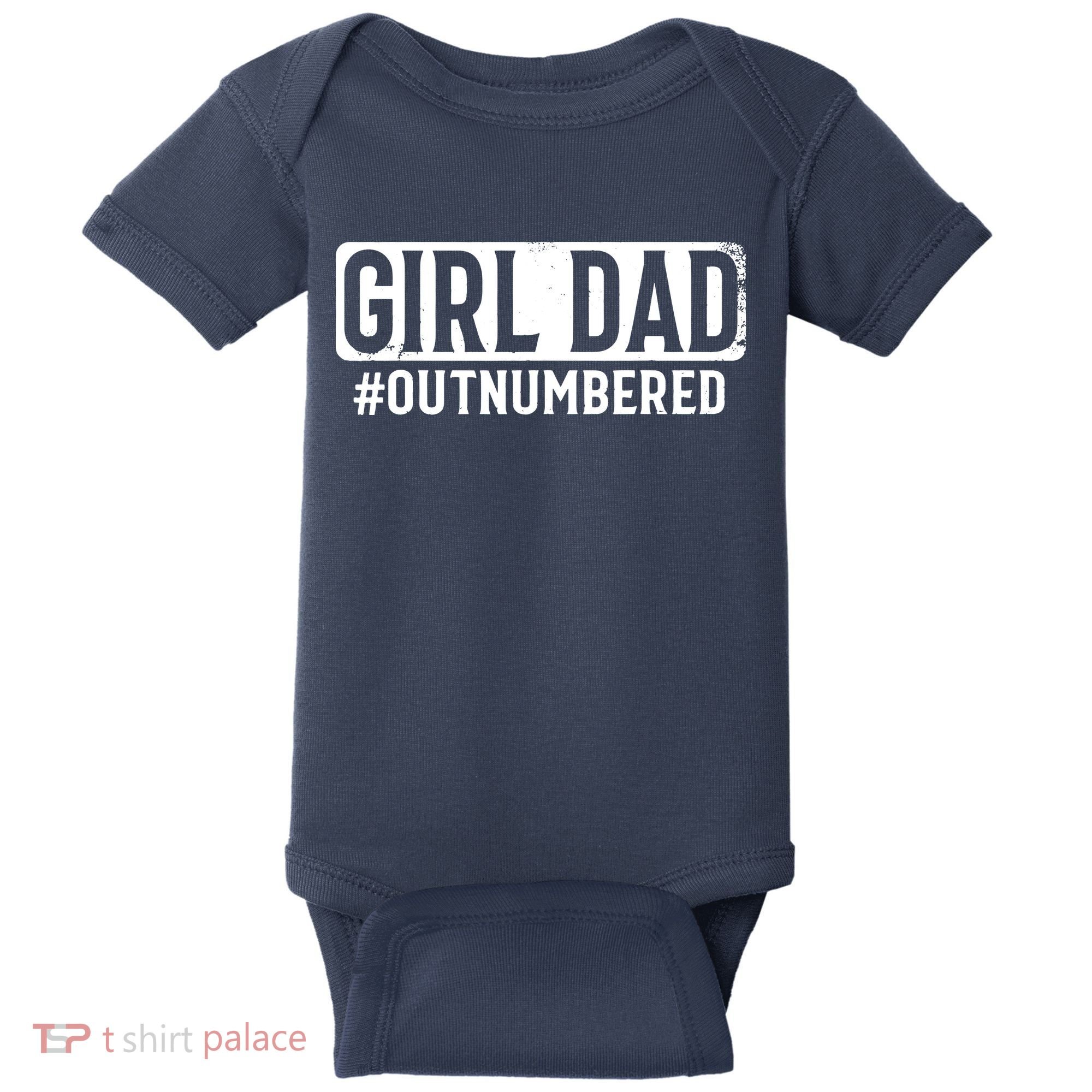 Girl Dad Baby Bodysuit