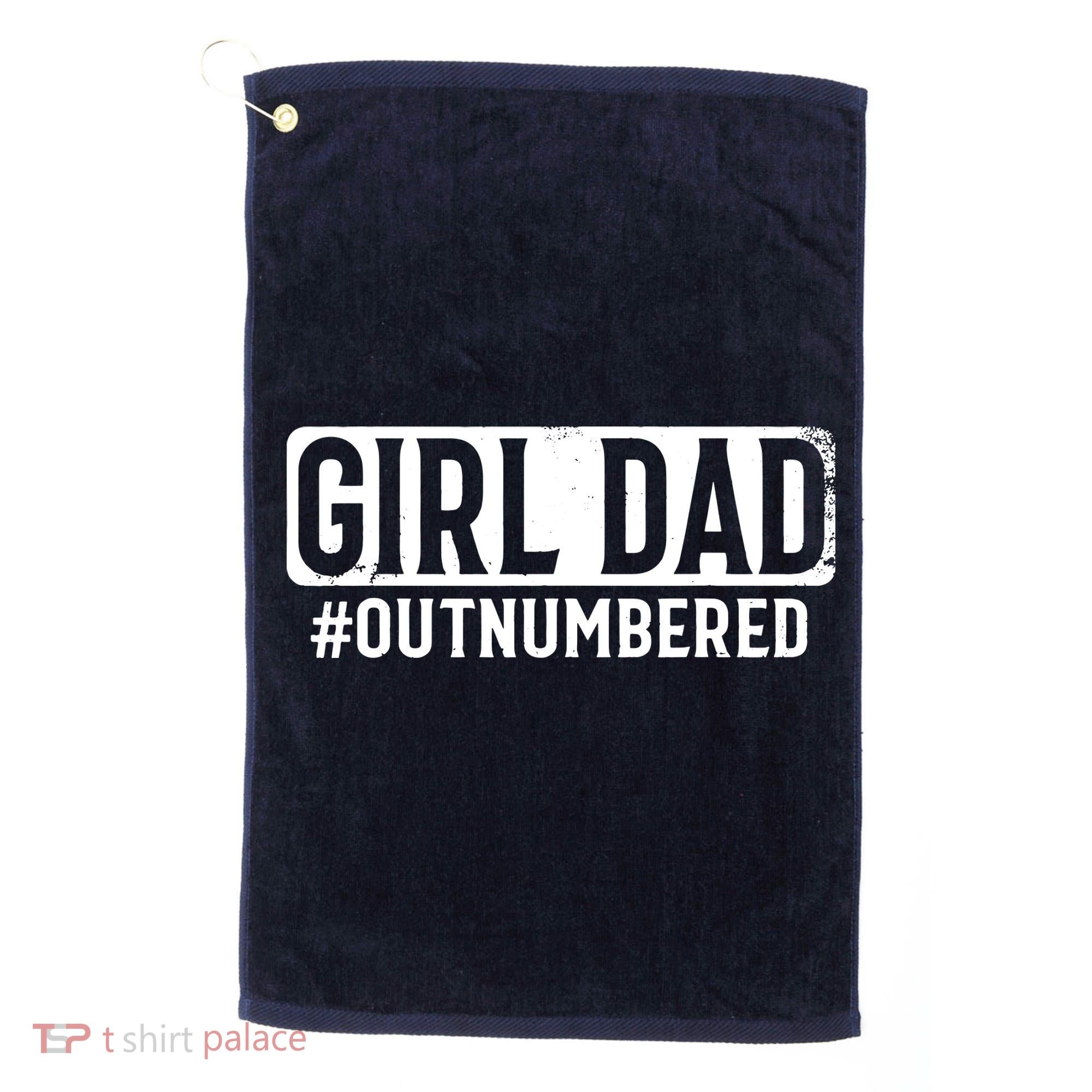 Girl Dad Golf Towel