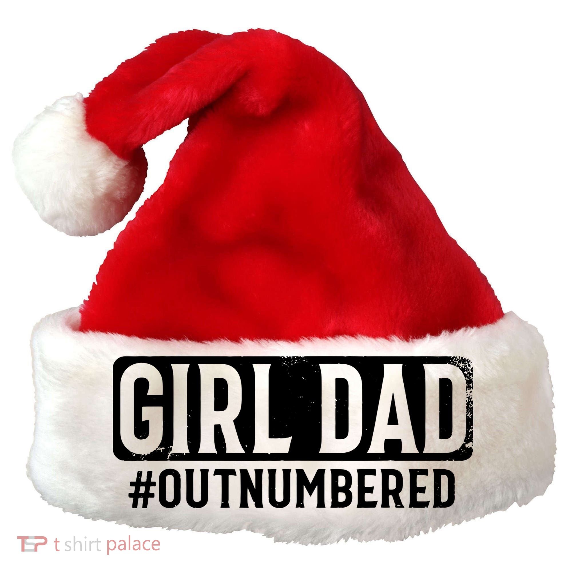 Girl Dad Santa Hat