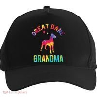 Great Dane Grandma Great Dane Nana Great Dane Dog Lover Five-Panel Snapback Cap thumb 0