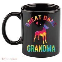 Great Dane Grandma Great Dane Nana Great Dane Dog Lover 11oz C Handle Ceramic Mug thumb 2