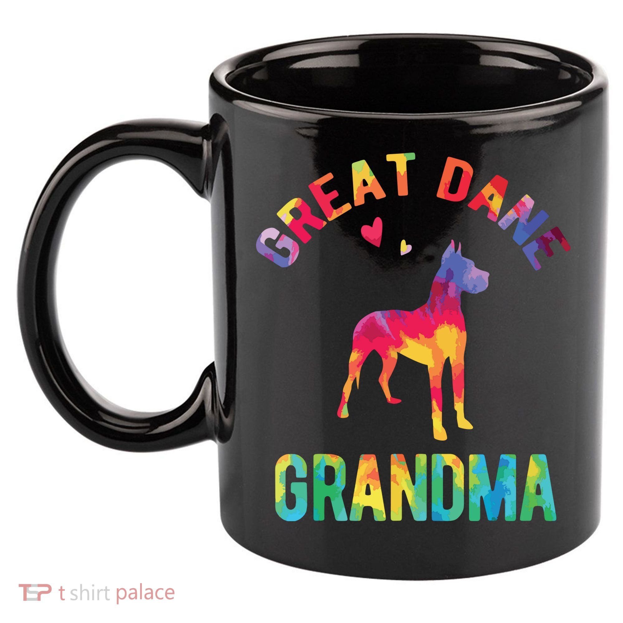 Great Dane Grandma Great Dane Nana Great Dane Dog Lover 11oz C Handle Ceramic Mug