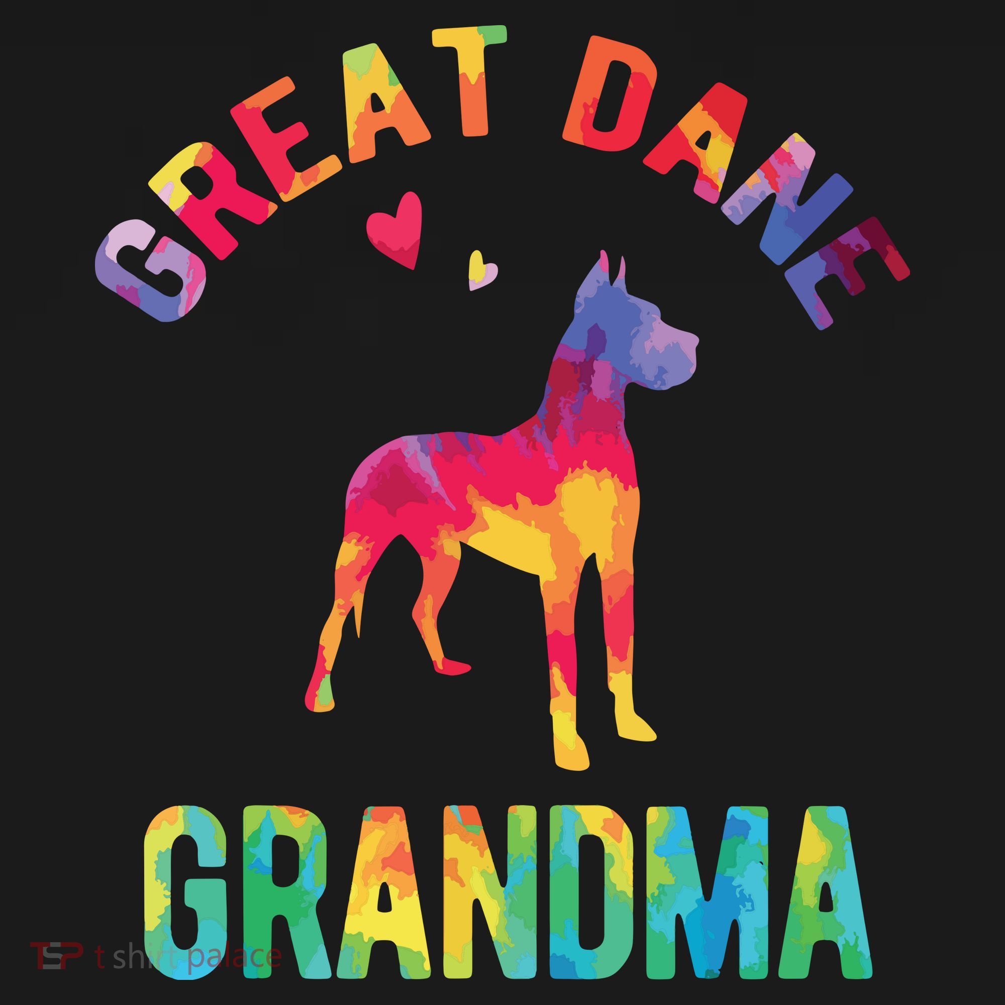 Great Dane Grandma Great Dane Nana Great Dane Dog Lover Coaster