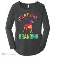 Great Dane Grandma Great Dane Nana Great Dane Dog Lover Women's Perfect Tri Tunic Long Sleeve Shirt thumb 0