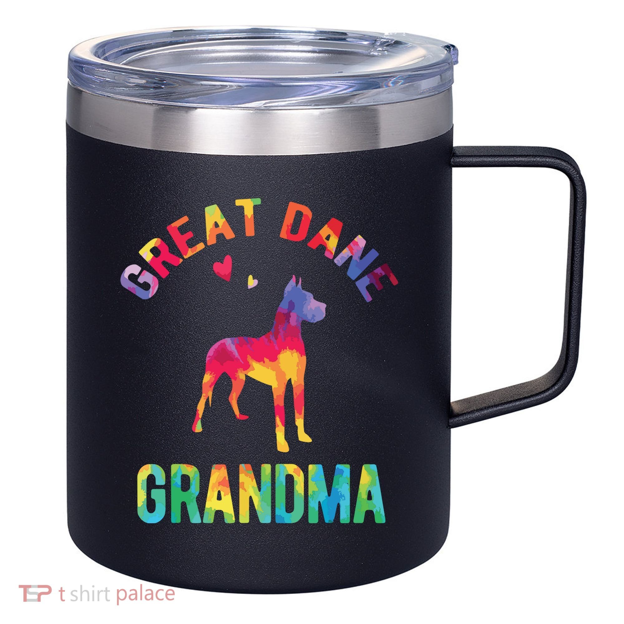 Great Dane Grandma Great Dane Nana Great Dane Dog Lover 12oz Stainless Steel Coffee Mug