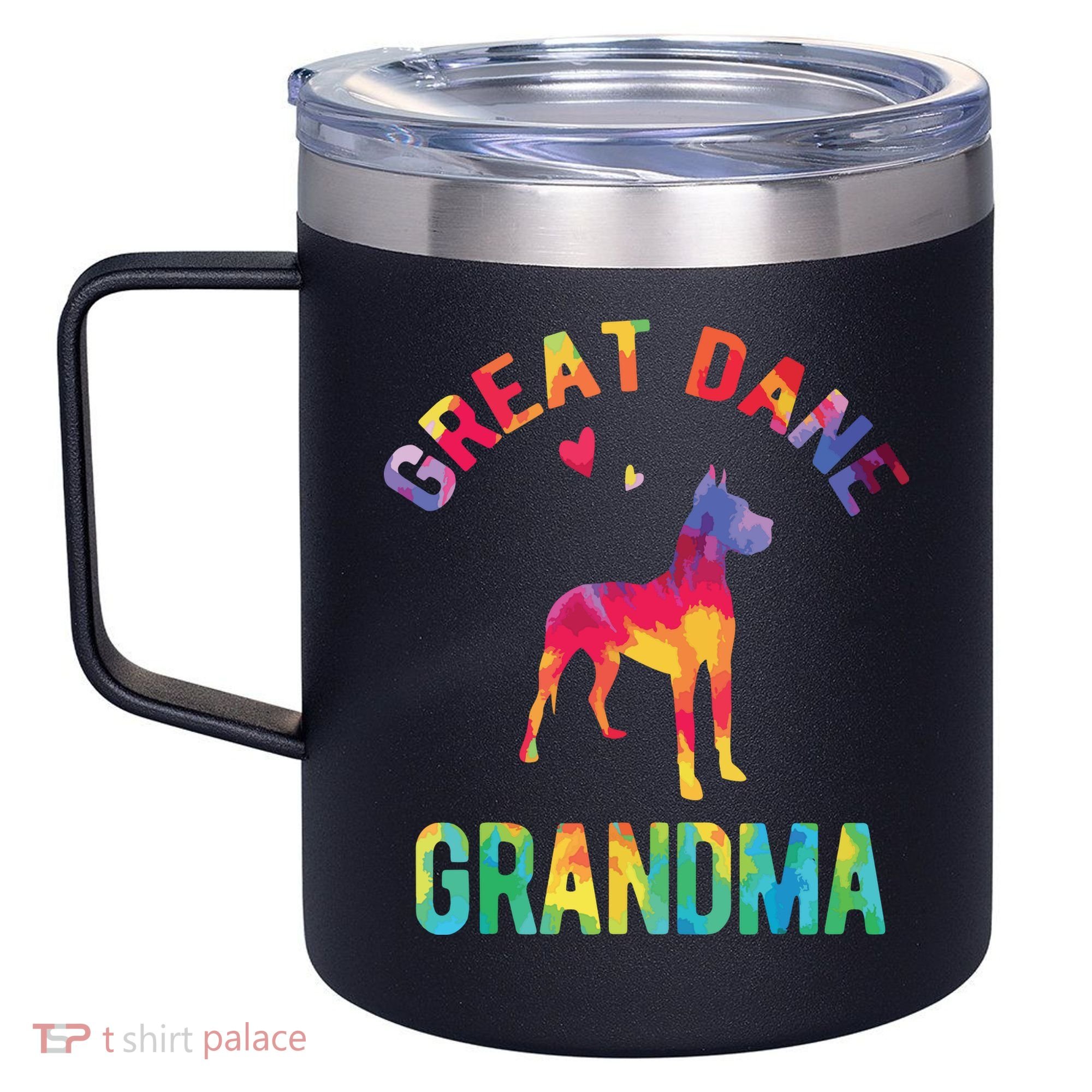Great Dane Grandma Great Dane Nana Great Dane Dog Lover 12oz Stainless Steel Coffee Mug