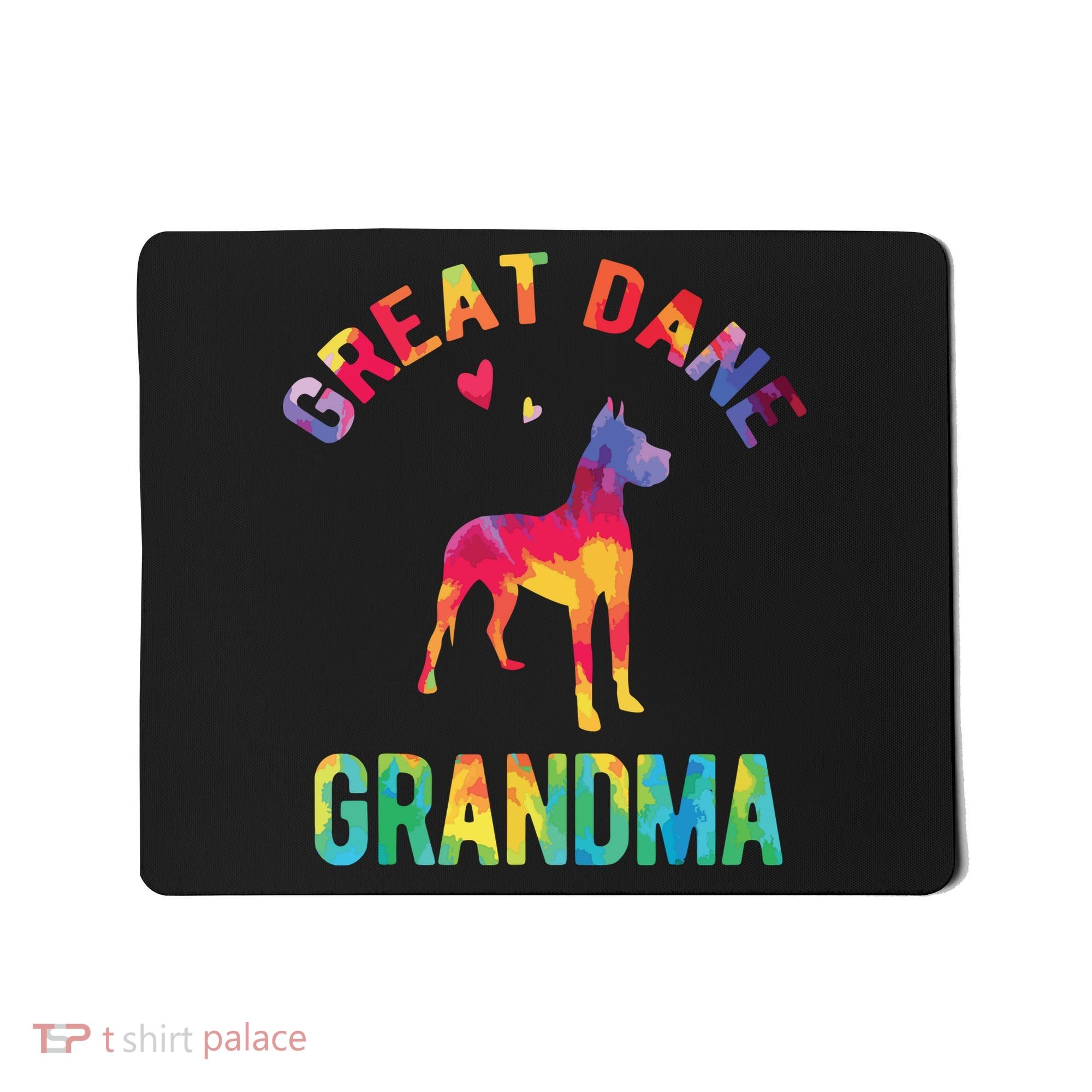 Great Dane Grandma Great Dane Nana Great Dane Dog Lover Mousepad