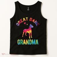 Great Dane Grandma Great Dane Nana Great Dane Dog Lover Tank Top thumb 2