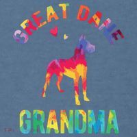 Great Dane Grandma Great Dane Nana Great Dane Dog Lover Comfort Colors Garment-Dyed Hooded Sweatshirt thumb 2