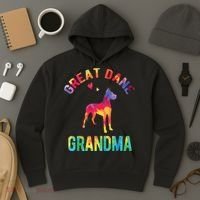Great Dane Grandma Great Dane Nana Great Dane Dog Lover Hoodie thumb 3