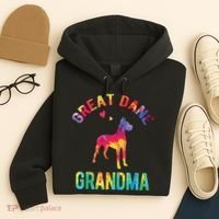 Great Dane Grandma Great Dane Nana Great Dane Dog Lover Hoodie thumb 4