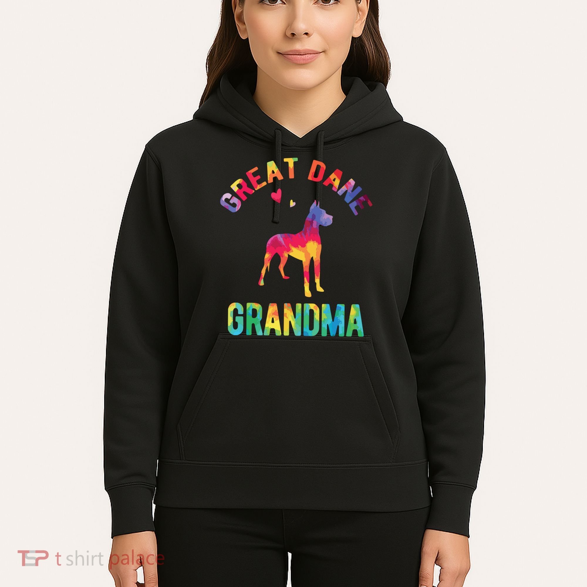 Great Dane Grandma Great Dane Nana Great Dane Dog Lover Hoodie