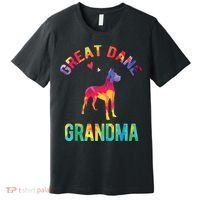 Great Dane Grandma Great Dane Nana Great Dane Dog Lover Premium T-Shirt thumb 0