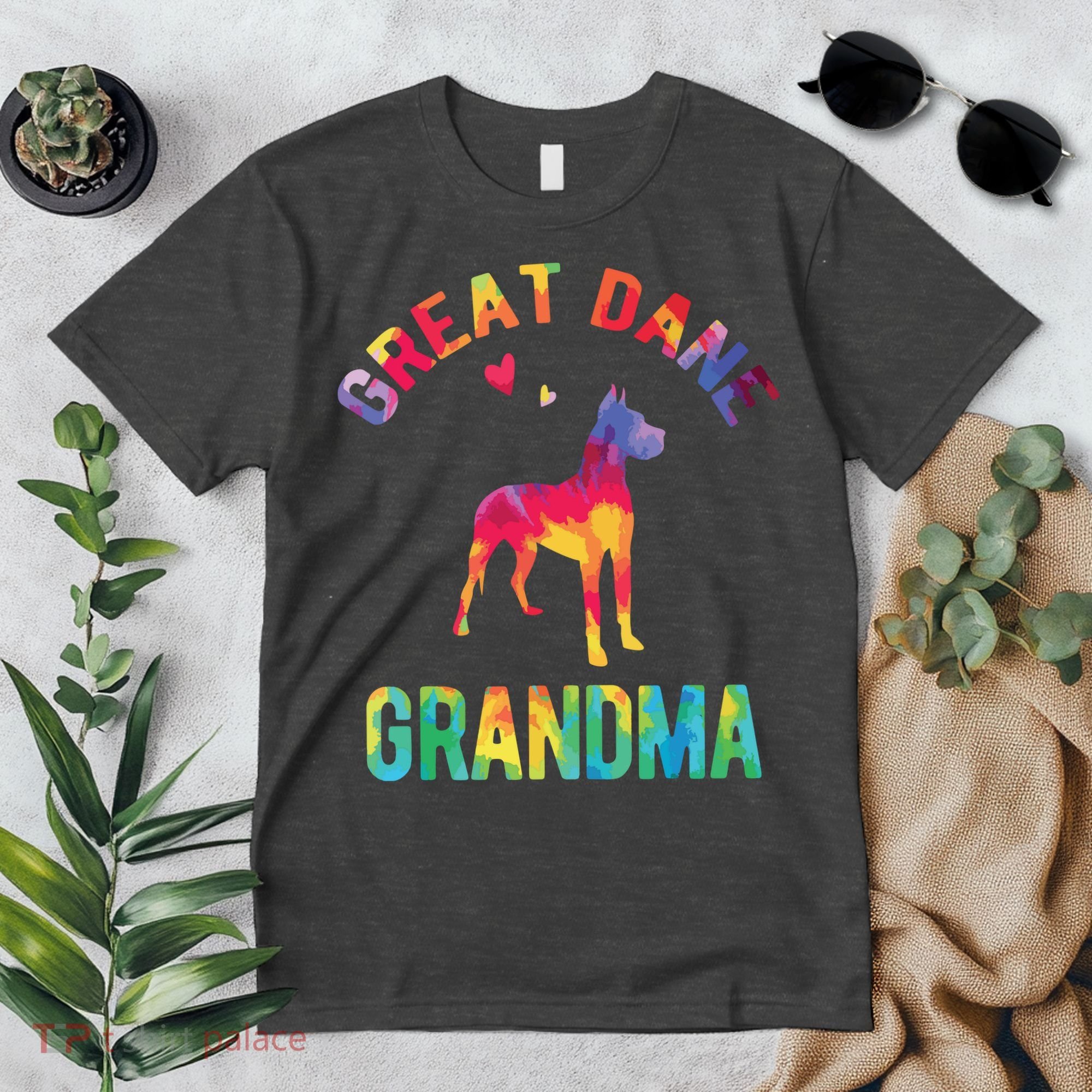 Great Dane Grandma Great Dane Nana Great Dane Dog Lover Premium T-Shirt