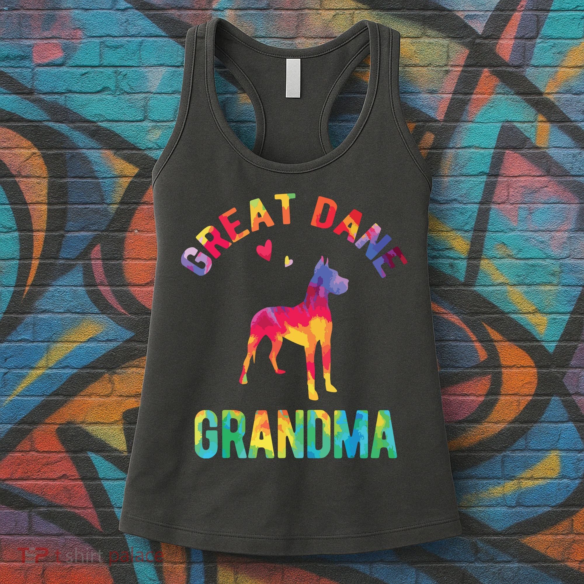 Great Dane Grandma Great Dane Nana Great Dane Dog Lover Women's Tank Top