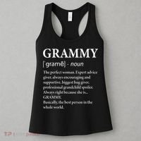 Grammy Definition Grandma Funny Grandmother Women's Tank Top thumb 3