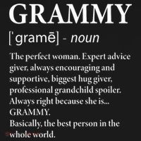 Grammy Definition Grandma Funny Grandmother Women's Tank Top thumb 5