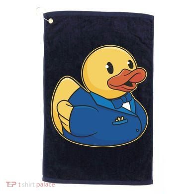 Groom Duck Golf Towel