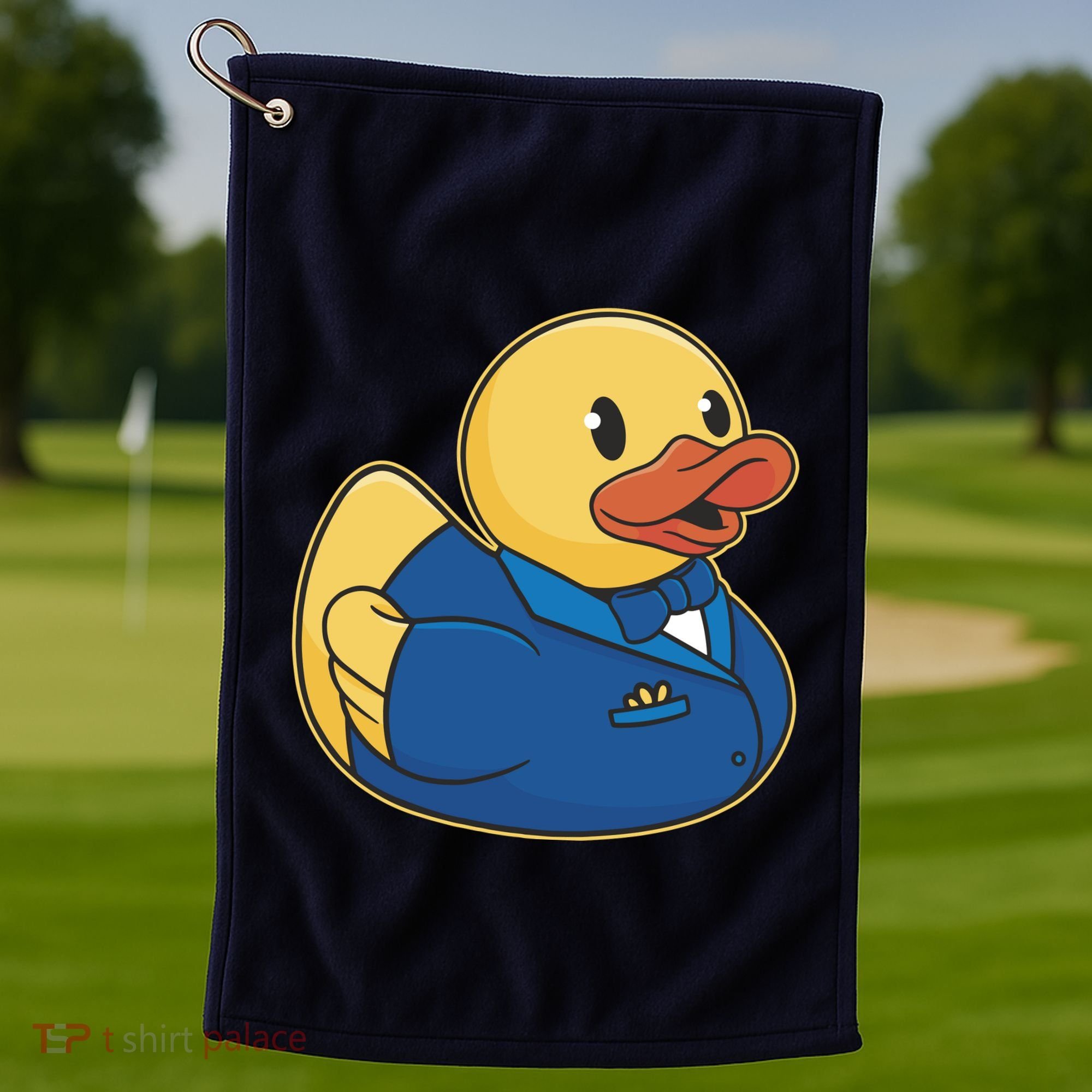 Groom Duck Golf Towel
