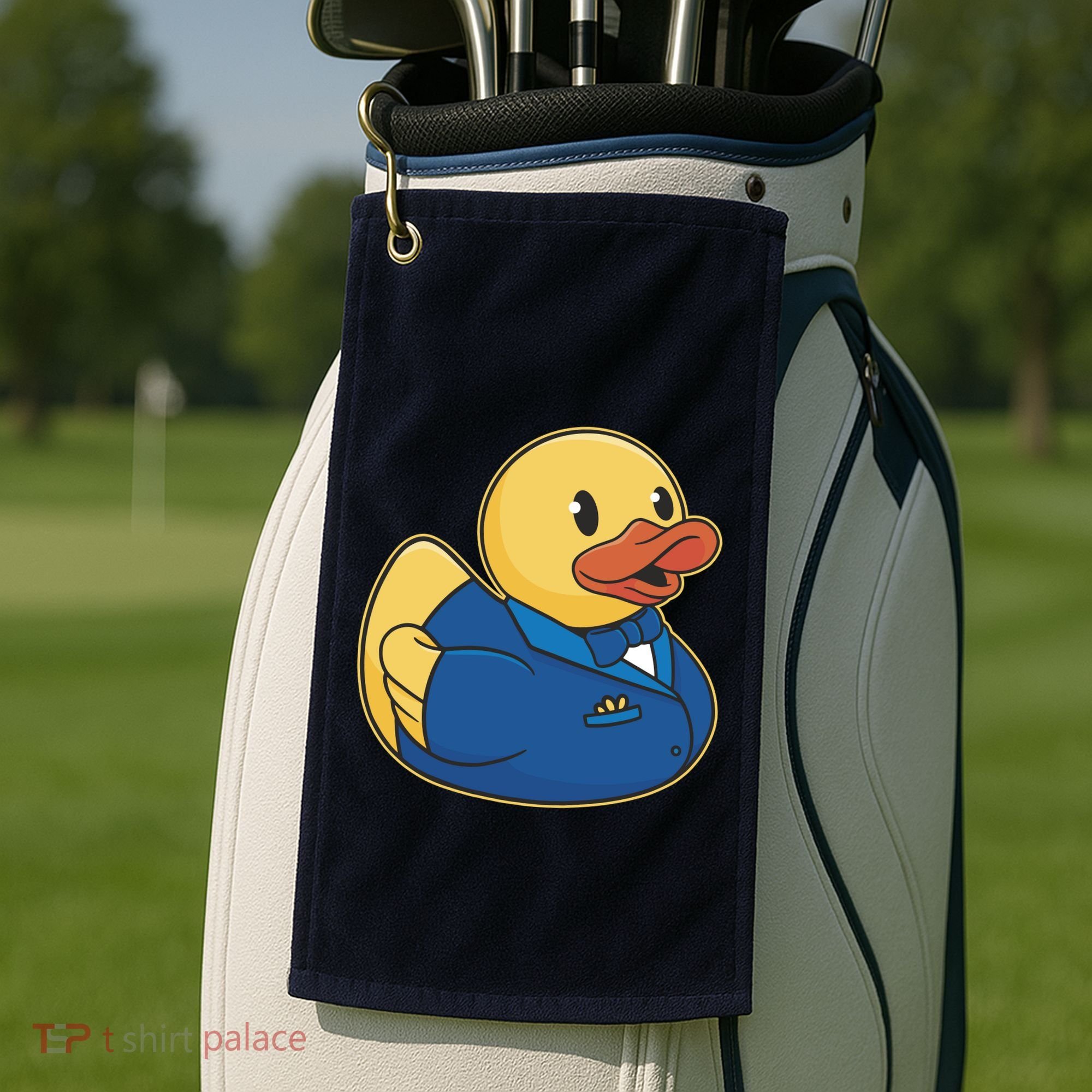 Groom Duck Golf Towel