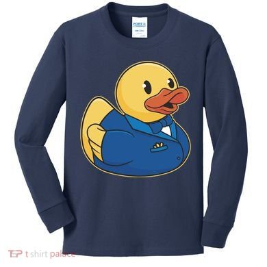 Groom Duck Kids Long Sleeve Shirt