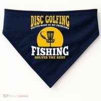 Great Disc Golf And Fishing Gift USA-Made Doggie Bandana thumb 0
