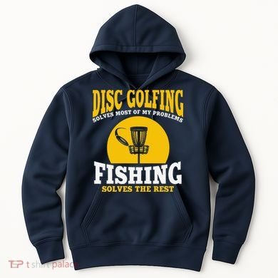 Great Disc Golf And Fishing Gift Hoodie