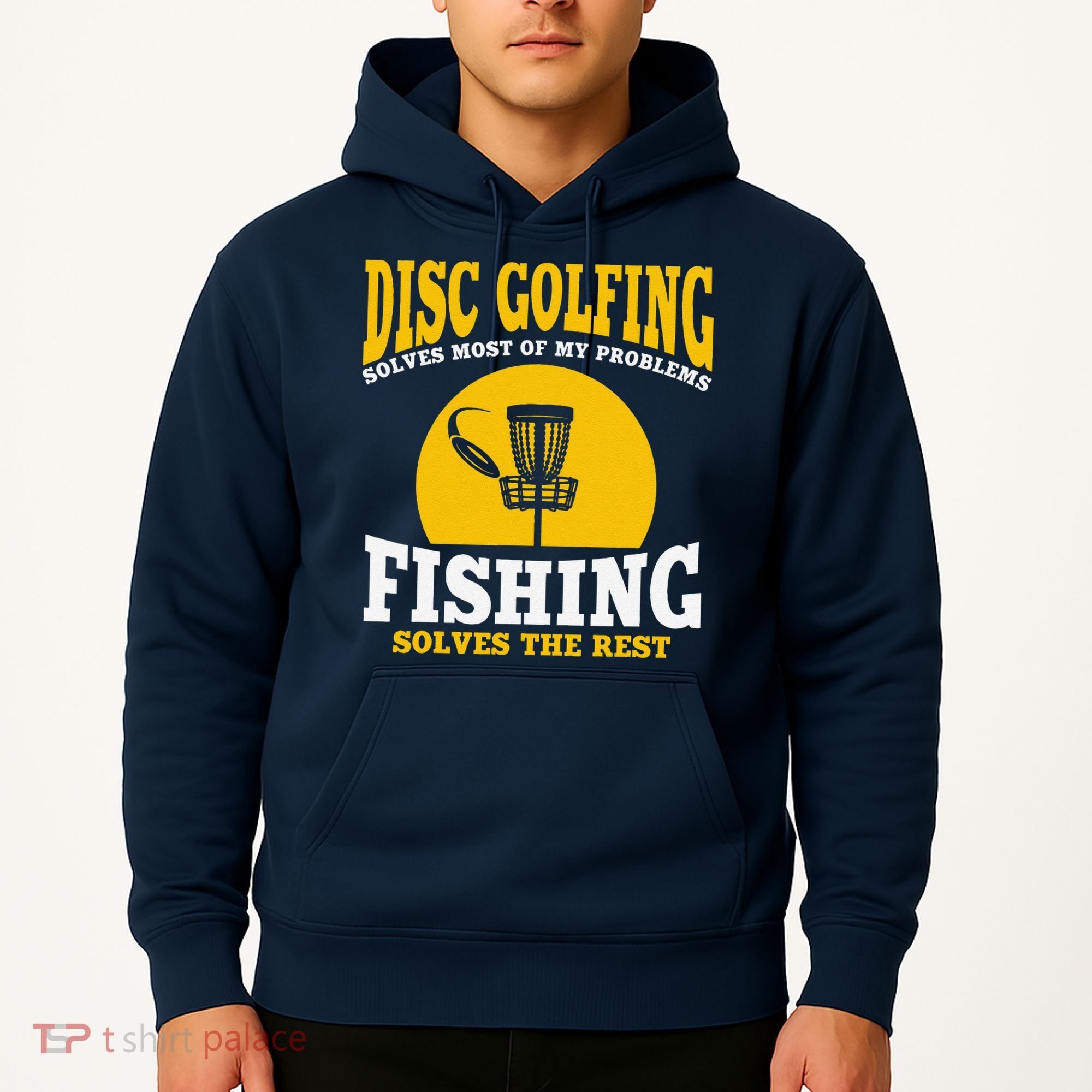 Great Disc Golf And Fishing Gift Hoodie