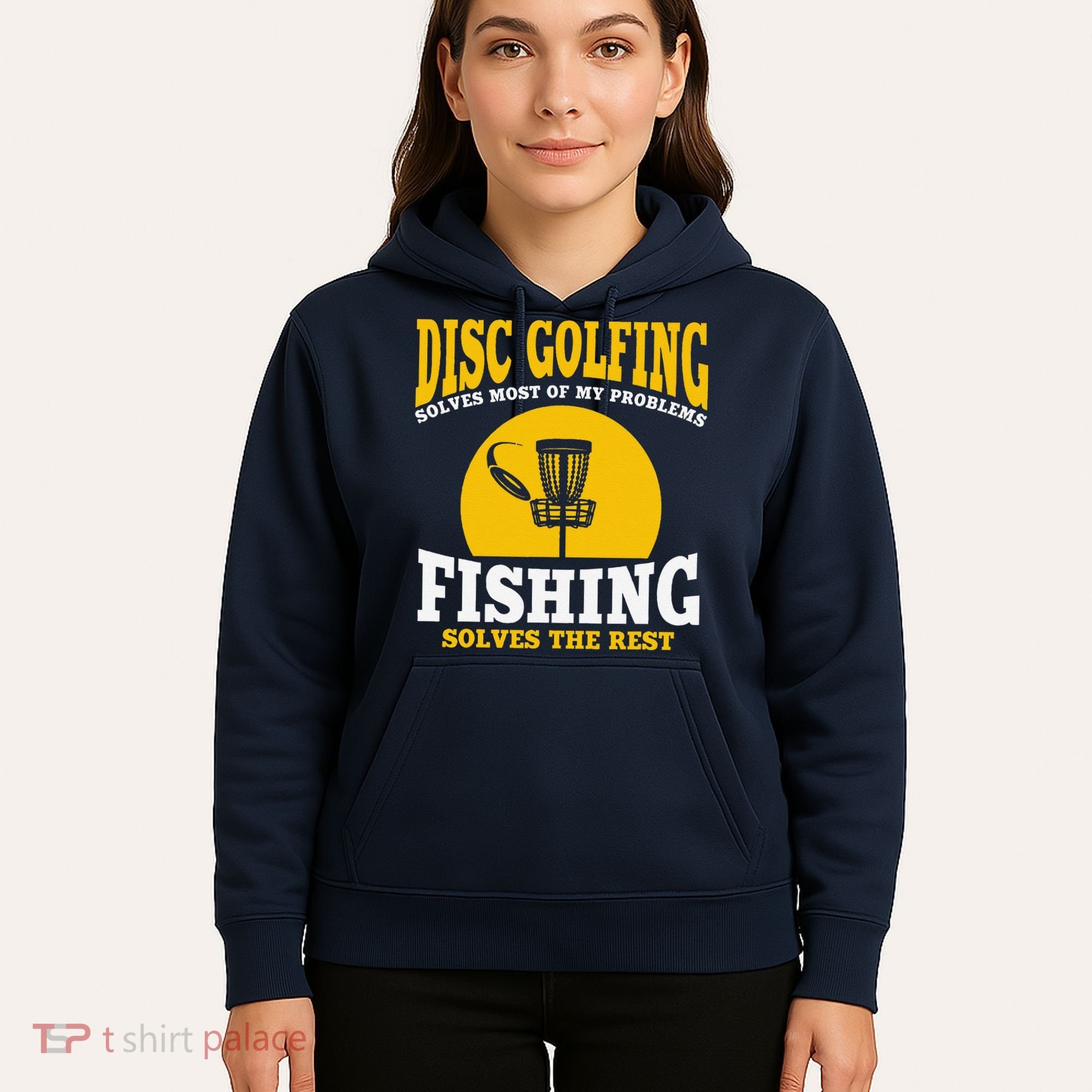Great Disc Golf And Fishing Gift Hoodie