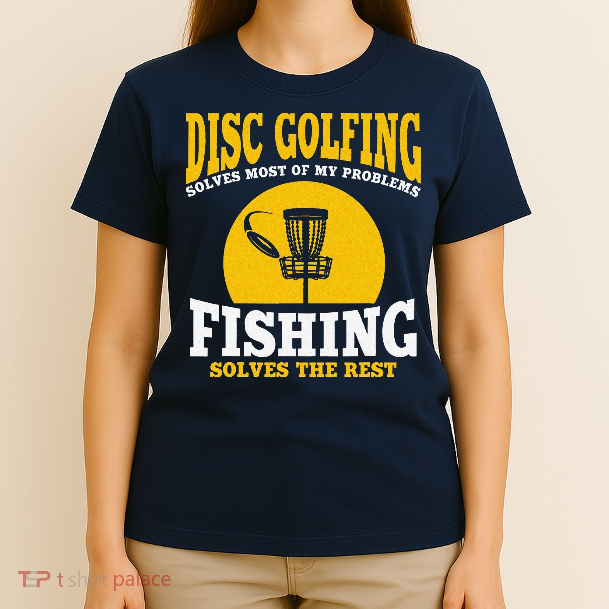 Great Disc Golf And Fishing Gift T-Shirt