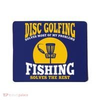 Great Disc Golf And Fishing Gift Mousepad thumb 0