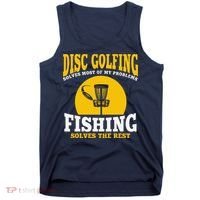 Great Disc Golf And Fishing Gift Tank Top thumb 0