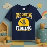 Great Disc Golf And Fishing Gift Toddler T-Shirt thumb 3