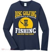 Great Disc Golf And Fishing Gift Women's Long Sleeve Shirt thumb 0