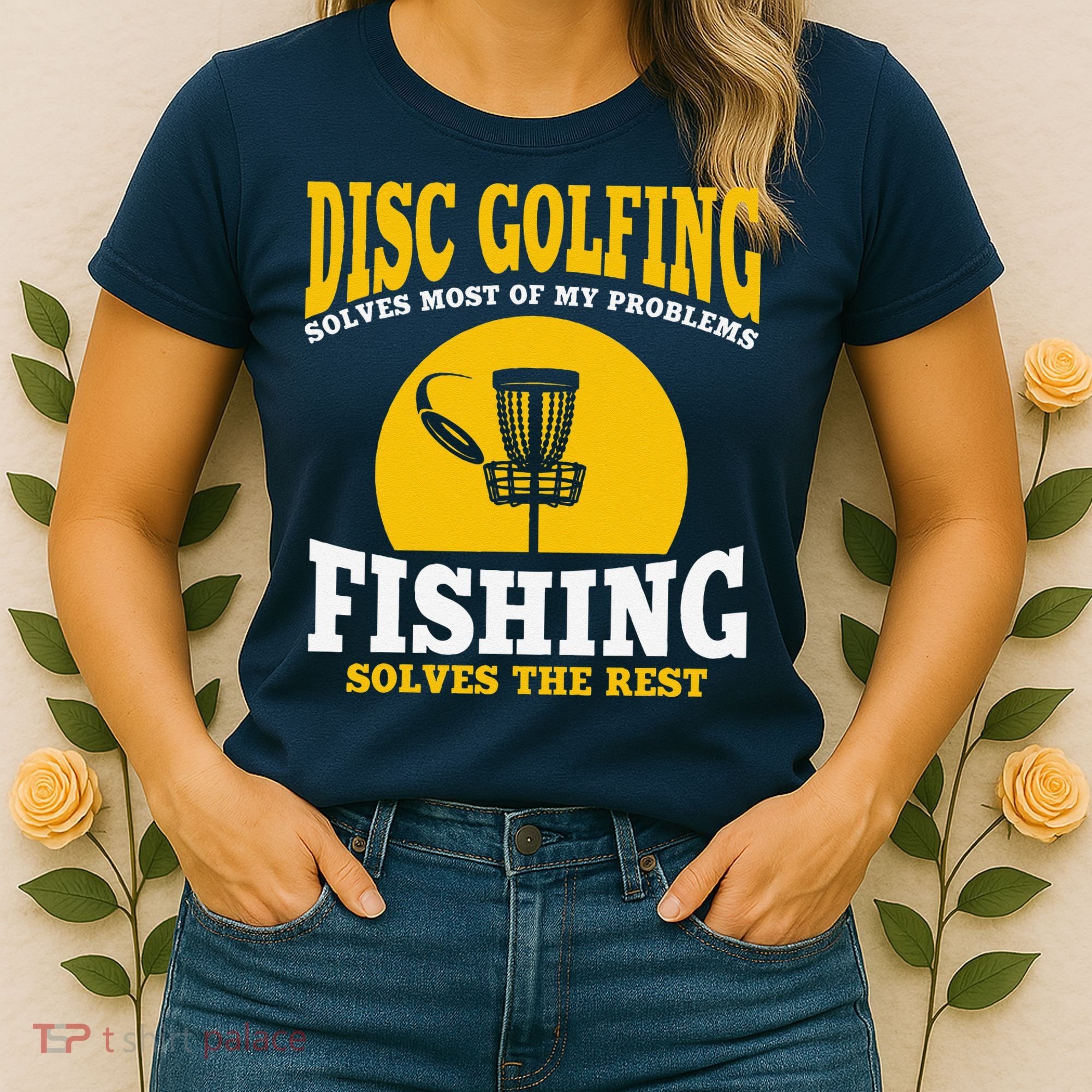 Great Disc Golf And Fishing Gift Women's T-Shirt