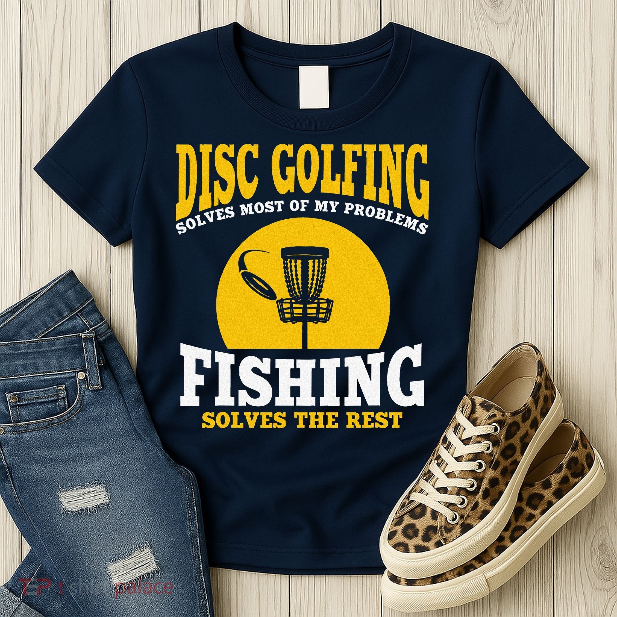 Great Disc Golf And Fishing Gift Women's T-Shirt