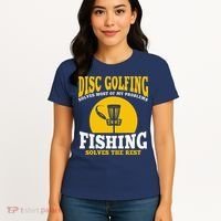 Great Disc Golf And Fishing Gift Women's T-Shirt thumb 4