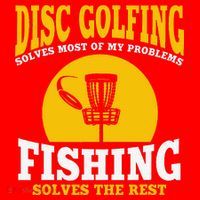 Great Disc Golf And Fishing Gift Santa Hat thumb 1
