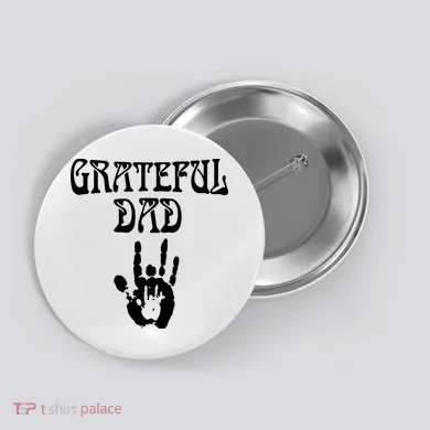 Grateful Dad Button