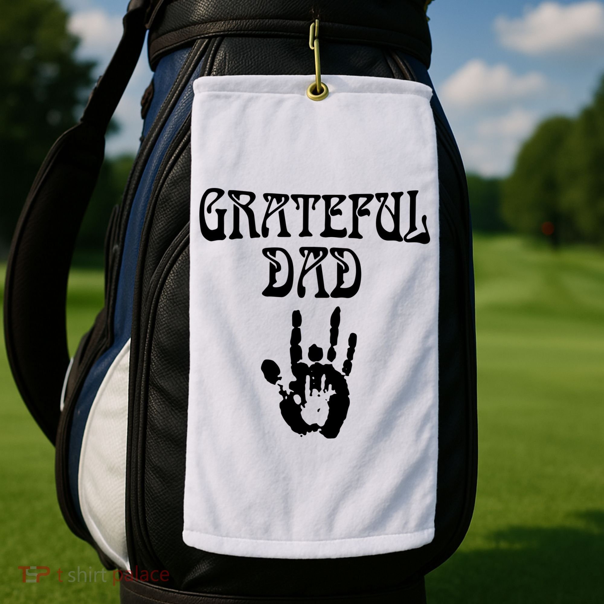 Grateful Dad Golf Towel