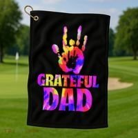 Greateful Dad Golf Towel thumb 1