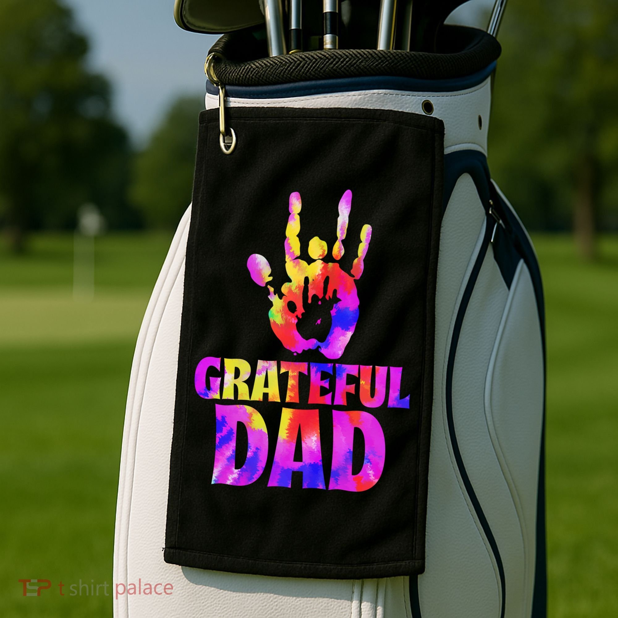 Greateful Dad Golf Towel
