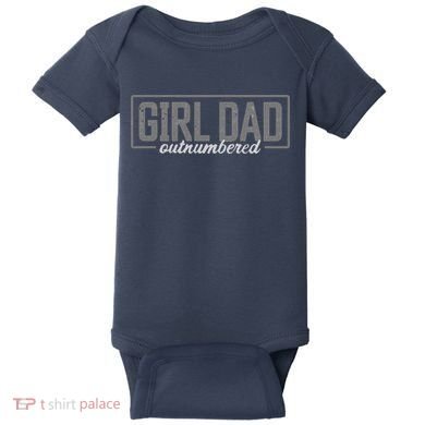 Girl Dad Baby Bodysuit