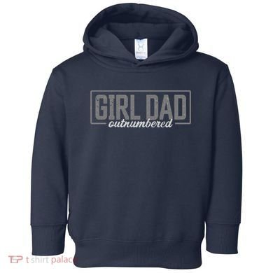 Girl Dad Toddler Hoodie