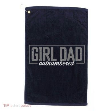 Girl Dad Golf Towel